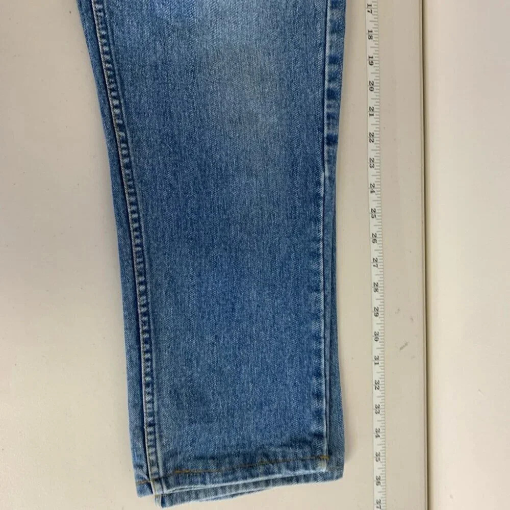 Vintage Nevada 100% Cotton Medium Wash Button Fly Jeans Size 30 - Picture 11 of 12